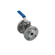 Кран шаровый фланцевый под привод нержавеющий (2PC), AISI304 DN20 (3/4