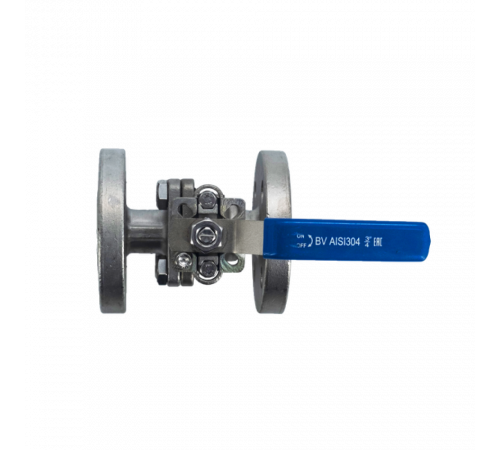 Кран шаровый фланцевый под привод нержавеющий (2PC), AISI304 DN20 (3/4