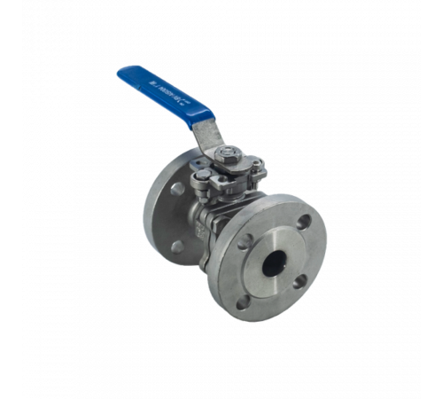 Кран шаровый фланцевый под привод нержавеющий (2PC), AISI304 DN25 (1
