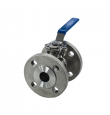 Кран шаровый фланцевый под привод нержавеющий (2PC), AISI304 DN32 (1_1/4"), (CF8), PN16
