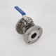 Кран шаровый фланцевый под привод нержавеющий (2PC), AISI304 DN50 (2