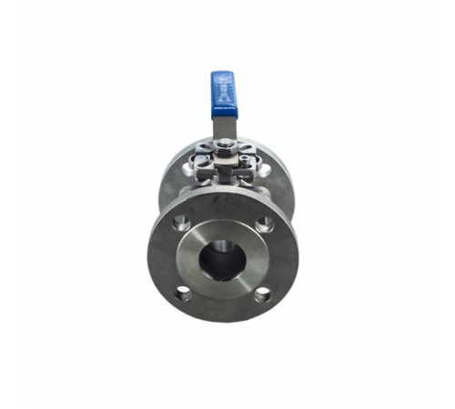 Кран шаровый фланцевый под привод нержавеющий (2PC), AISI304 DN50 (2