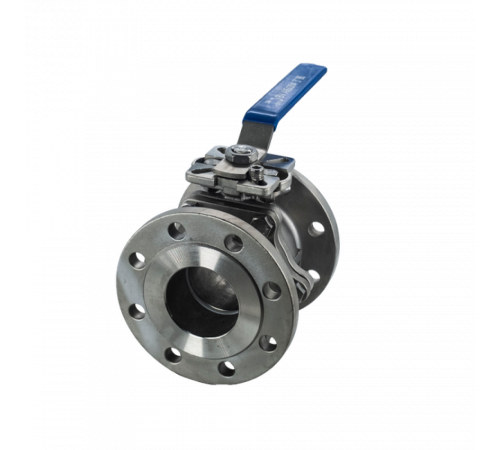 Кран шаровый фланцевый под привод нержавеющий (2PC), AISI304 DN80 (3