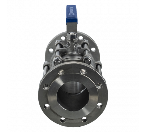 Кран шаровый фланцевый трехсоставной нержавеющий (3PC), AISI316 DN 100 (4