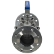 Кран шаровый фланцевый трехсоставной нержавеющий (3PC), AISI304 DN 100 (4