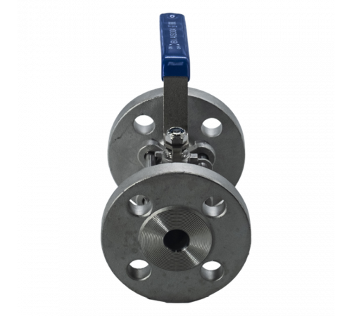 Кран шаровый фланцевый трехсоставной нержавеющий (3PC), AISI304 DN15 (1/2