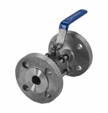 Кран шаровый фланцевый трехсоставной нержавеющий (3PC), AISI304 DN20 (3/4"), (CF8), PN16