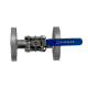 Кран шаровый фланцевый трехсоставной нержавеющий (3PC), AISI304 DN20 (3/4