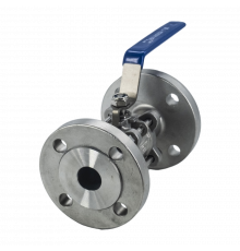Кран шаровый фланцевый трехсоставной нержавеющий (3PC), AISI304 DN25 (1"), (CF8), PN16