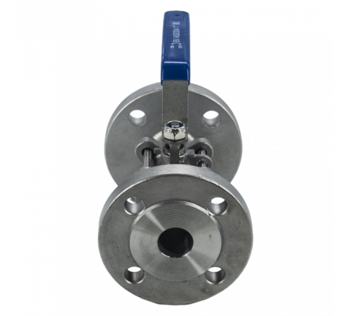 Кран шаровый фланцевый трехсоставной нержавеющий (3PC), AISI304 DN25 (1