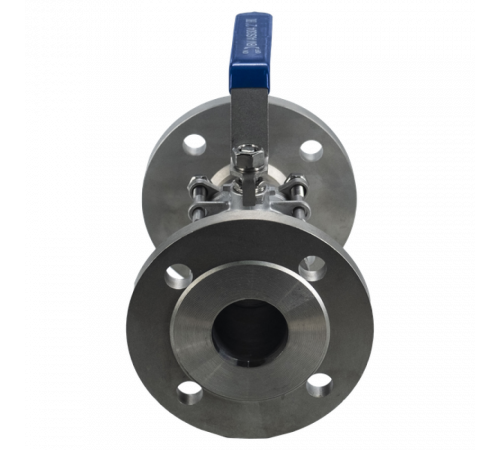 Кран шаровый фланцевый трехсоставной нержавеющий (3PC), AISI304 DN50 (2