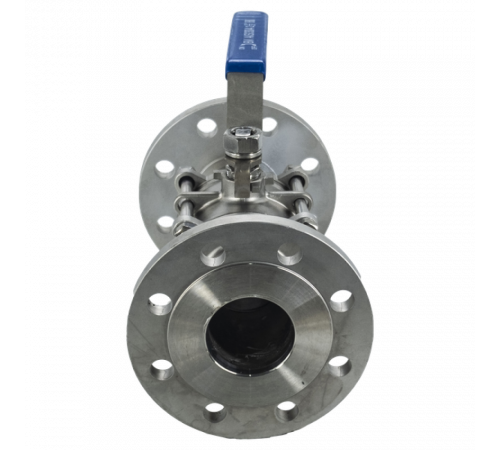 Кран шаровый фланцевый трехсоставной нержавеющий (3PC), AISI304 DN65 (2_1/2