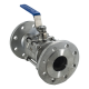 Кран шаровый фланцевый трехсоставной нержавеющий (3PC), AISI304 DN65 (2_1/2
