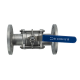 Кран шаровый фланцевый трехсоставной нержавеющий (3PC), AISI304 DN65 (2_1/2