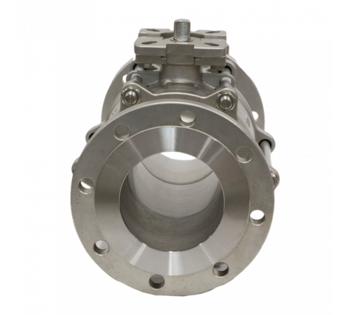 Кран шаровый фланцевый под привод нержавеющий (3PC), AISI304 DN 125 (5