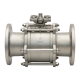 Кран шаровый фланцевый под привод нержавеющий (3PC), AISI304 DN 125 (5