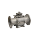 Кран шаровый фланцевый под привод нержавеющий (3PC), AISI304 DN 150 (6