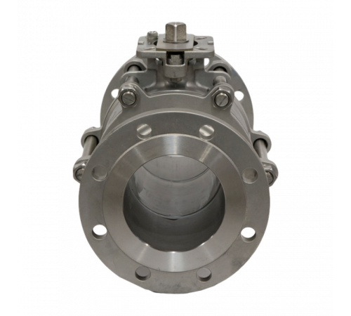 Кран шаровый фланцевый под привод нержавеющий (3PC), AISI304 DN 150 (6