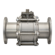 Кран шаровый фланцевый под привод нержавеющий (3PC), AISI304 DN 150 (6