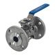 Кран шаровый фланцевый под привод нержавеющий (3PC), AISI304 DN25 (1
