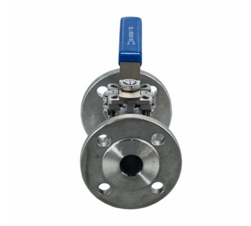 Кран шаровый фланцевый под привод нержавеющий (3PC), AISI304 DN25 (1