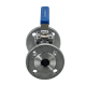 Кран шаровый фланцевый под привод нержавеющий (3PC), AISI304 DN25 (1
