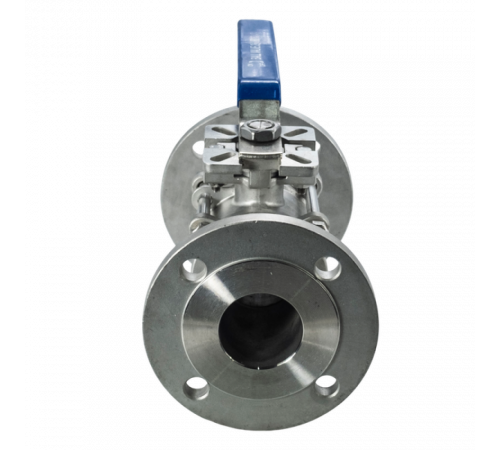 Кран шаровый фланцевый под привод нержавеющий (3PC), AISI304 DN65 (2_1/2