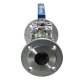 Кран шаровый фланцевый под привод нержавеющий (3PC), AISI304 DN65 (2_1/2