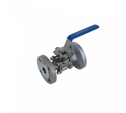 Кран шаровый фланцевый под привод нержавеющий (3PC), AISI316TI DN25 (1