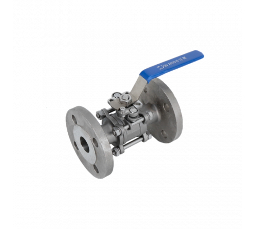Кран шаровый фланцевый под привод нержавеющий (3PC), AISI316TI DN32 (1_1/4