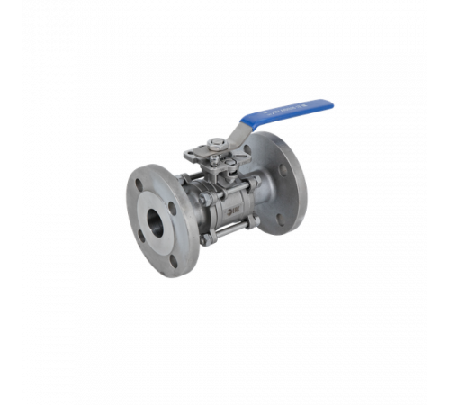 Кран шаровый фланцевый под привод нержавеющий (3PC), AISI316TI DN40 (1_1/2