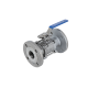 Кран шаровый фланцевый под привод нержавеющий (3PC), AISI316TI DN50 (2