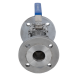 Кран шаровый фланцевый под привод нержавеющий (3PC), AISI316TI DN50 (2