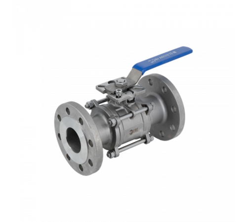 Кран шаровый фланцевый под привод нержавеющий (3PC), AISI316TI DN65 (2_1/2