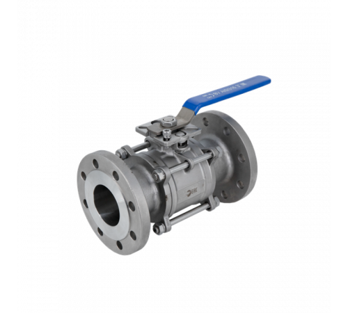 Кран шаровый фланцевый под привод нержавеющий (3PC), AISI316TI DN80 (3