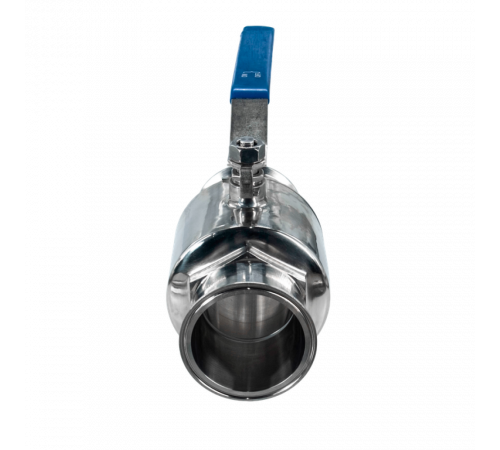 Кран шаровый Clamp DIN32676 нержавеющий, AISI304 DN 100 (104мм), (CF8), PN8