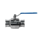 Кран шаровый Clamp DIN32676 нержавеющий, AISI304 DN 100 (104мм), (CF8), PN8