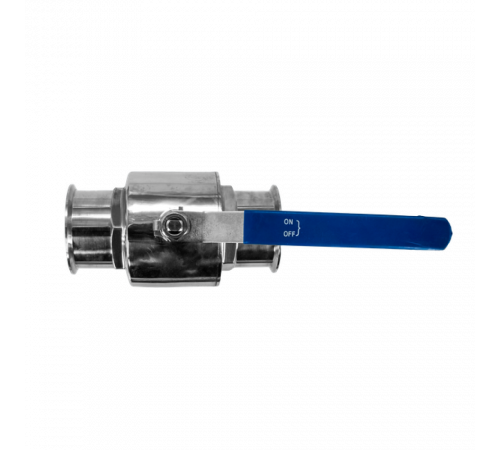 Кран шаровый Clamp DIN32676 нержавеющий, AISI304 DN 100 (104мм), (CF8), PN8
