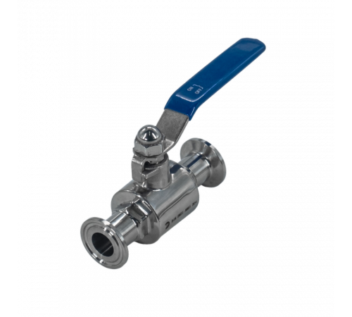 Кран шаровый Clamp DIN32676 нержавеющий, AISI304 DN20 (22мм), (CF8), PN8
