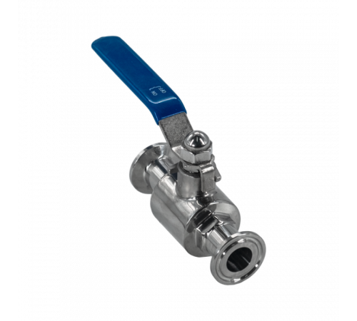 Кран шаровый Clamp DIN32676 нержавеющий, AISI304 DN20 (22мм), (CF8), PN8