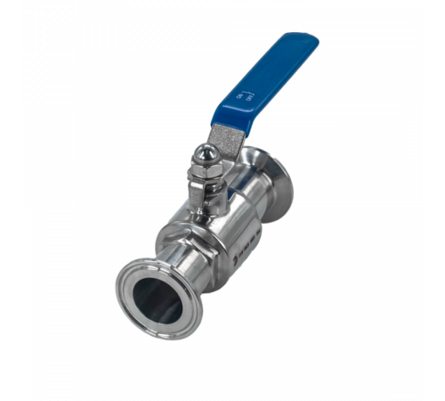 Кран шаровый Clamp DIN32676 нержавеющий, AISI304 DN25 (28мм), (CF8), PN8