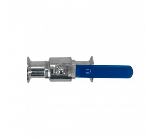 Кран шаровый Clamp DIN32676 нержавеющий, AISI304 DN25 (28мм), (CF8), PN8
