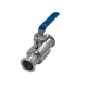 Кран шаровый Clamp DIN32676 нержавеющий, AISI304 DN32 (34мм), (CF8), PN8