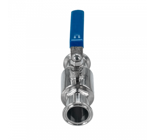 Кран шаровый Clamp DIN32676 нержавеющий, AISI304 DN32 (34мм), (CF8), PN8