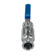 Кран шаровый Clamp DIN32676 нержавеющий, AISI304 DN32 (34мм), (CF8), PN8