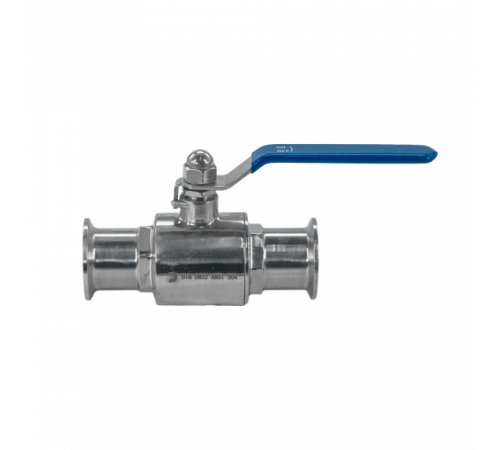 Кран шаровый Clamp DIN32676 нержавеющий, AISI304 DN32 (34мм), (CF8), PN8