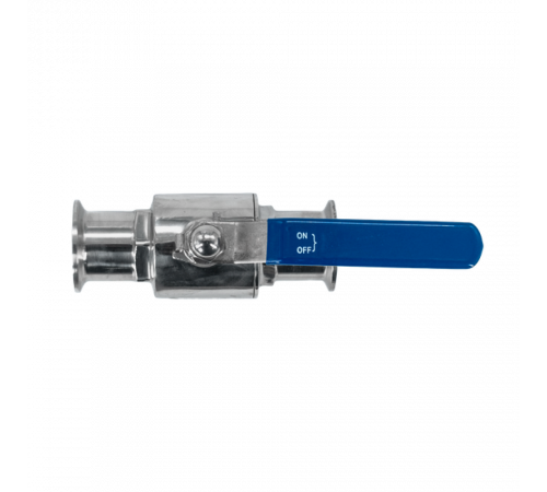 Кран шаровый Clamp DIN32676 нержавеющий, AISI304 DN32 (34мм), (CF8), PN8