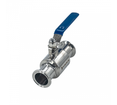 Кран шаровый Clamp DIN32676 нержавеющий, AISI304 DN40 (40мм), (CF8), PN8