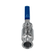 Кран шаровый Clamp DIN32676 нержавеющий, AISI304 DN40 (40мм), (CF8), PN8