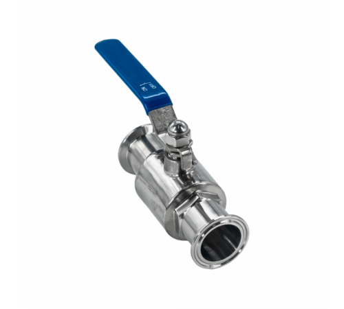 Кран шаровый Clamp DIN32676 нержавеющий, AISI304 DN40 (40мм), (CF8), PN8